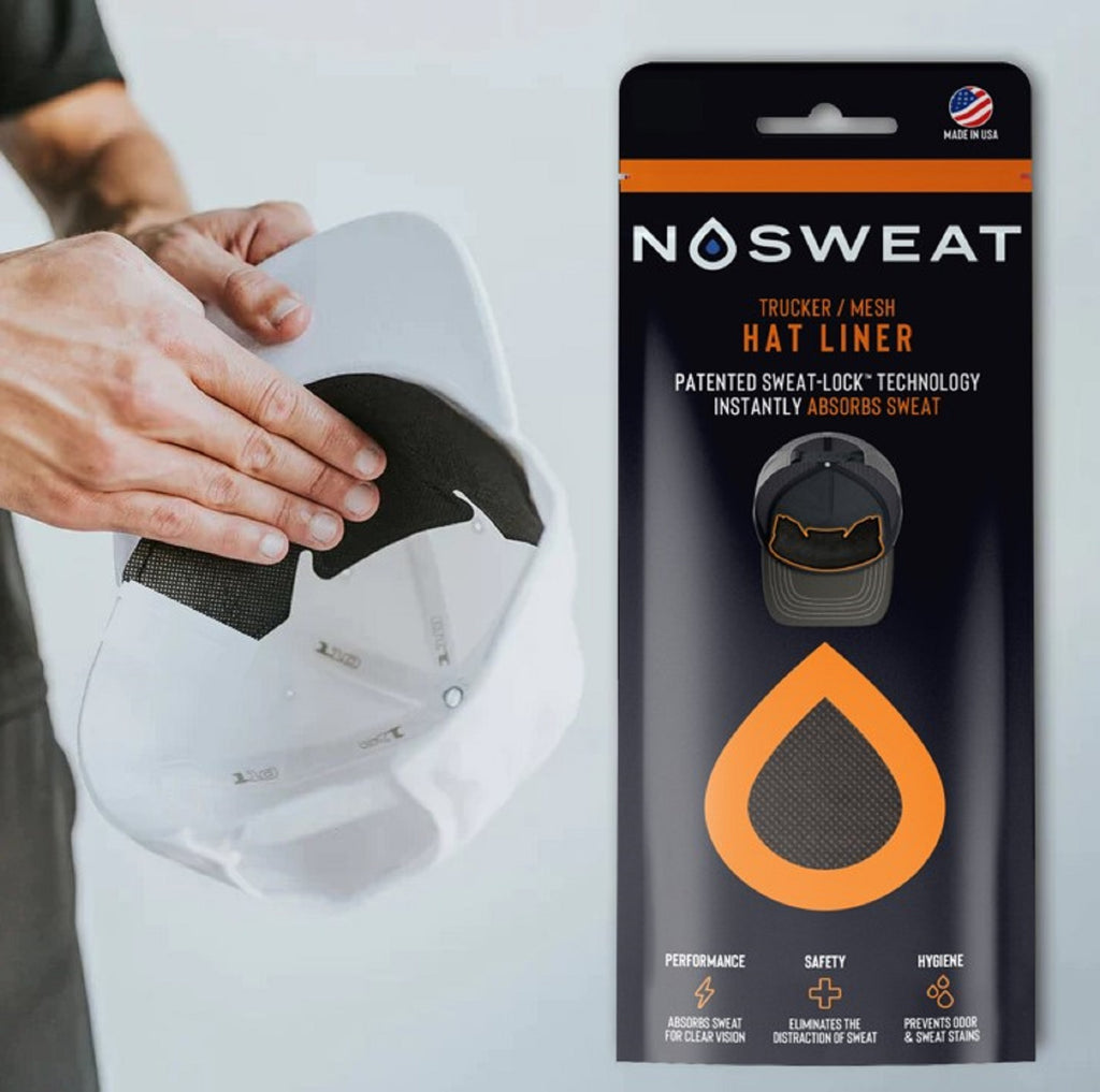 NoSweat® Patented SweatLock™ Liners - NoSweat