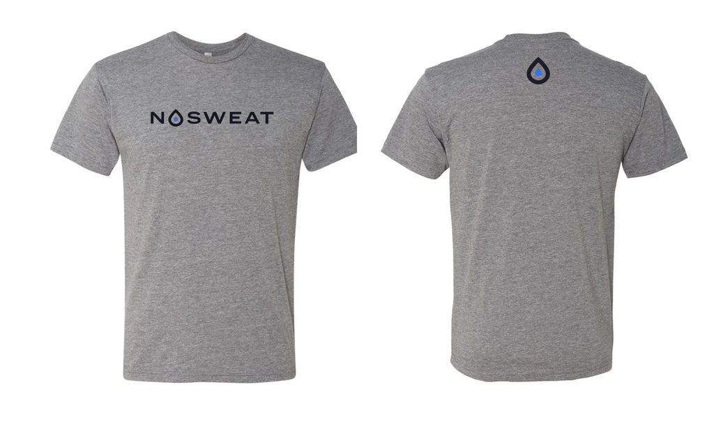 Short Sleeve NoSweat T-Shirt - Large Logo - NoSweat