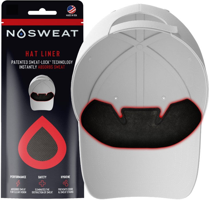 White & Black Sweat Liners - Patented SweatLock™ - NoSweat