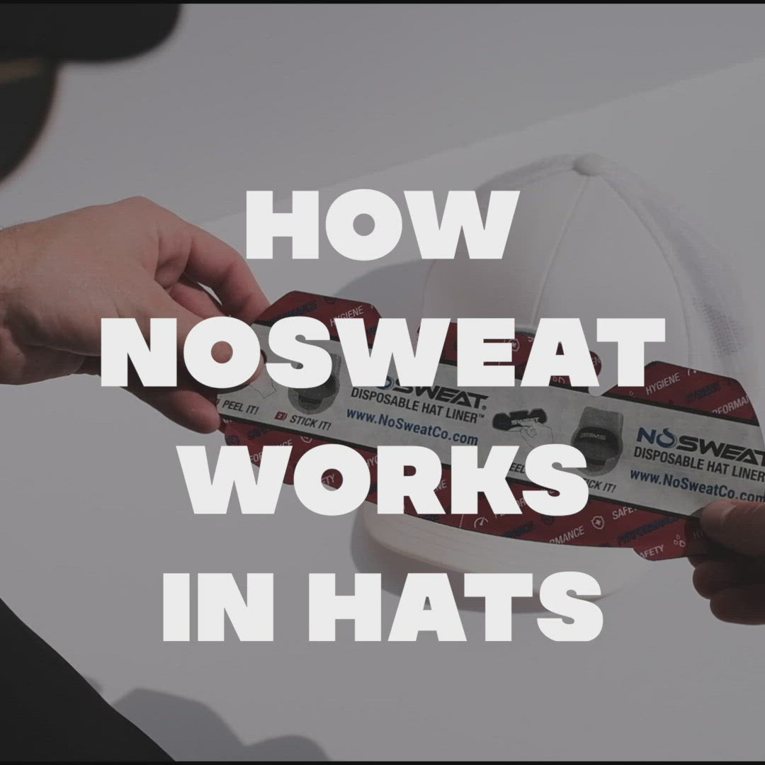 No Sweat Golf Hat Liner & Cap Protection - Prevent Hat Stains Rings | Moisture Wicking, Headband, Sweatband, Hat Saver & Protection, Prevention